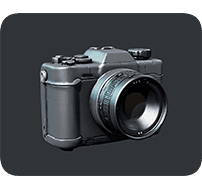 AI-generated 3D camera model