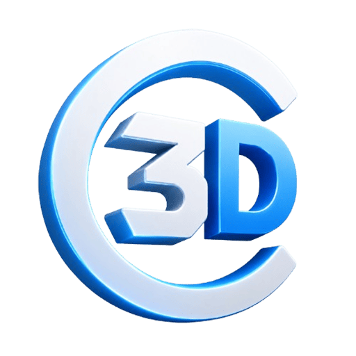 Original flat AIto3D.ai logo used to generate the 3D model